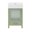 Nuvia 20-Inch Modern Bathroom Vanity With Ceramic Sink And Storage Cabinet (SAK83047)