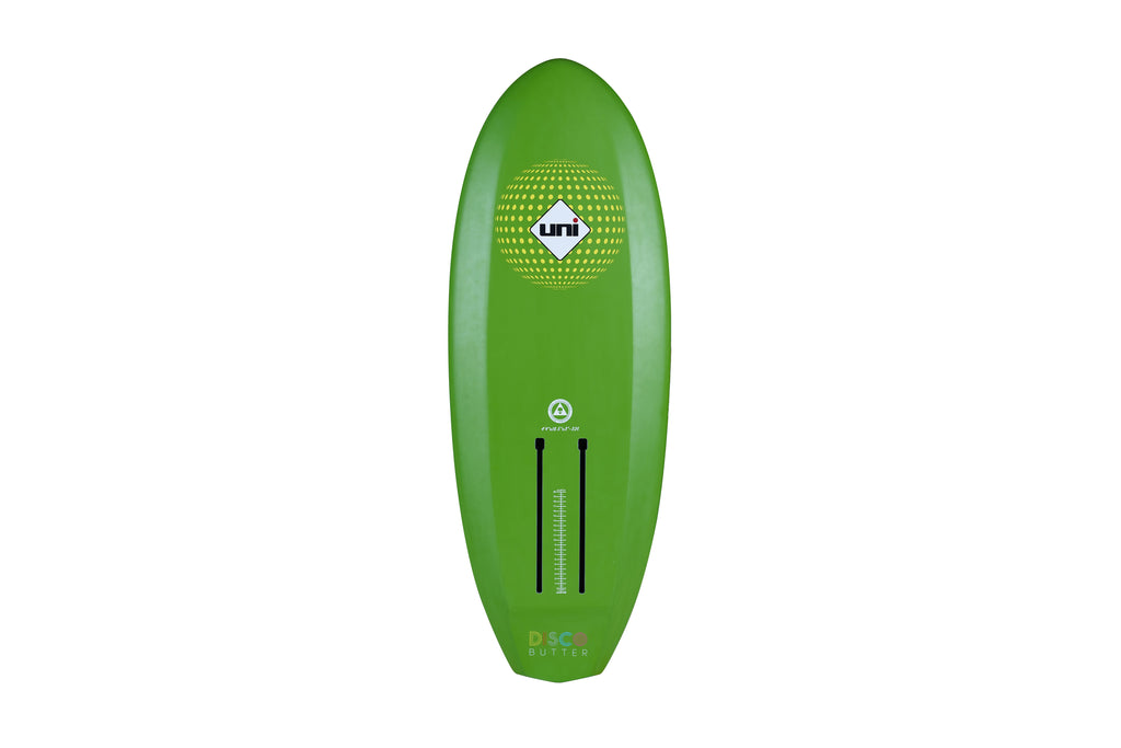 Disco Butter 4'4"x 18.5" x 3"- 32L w/board bag