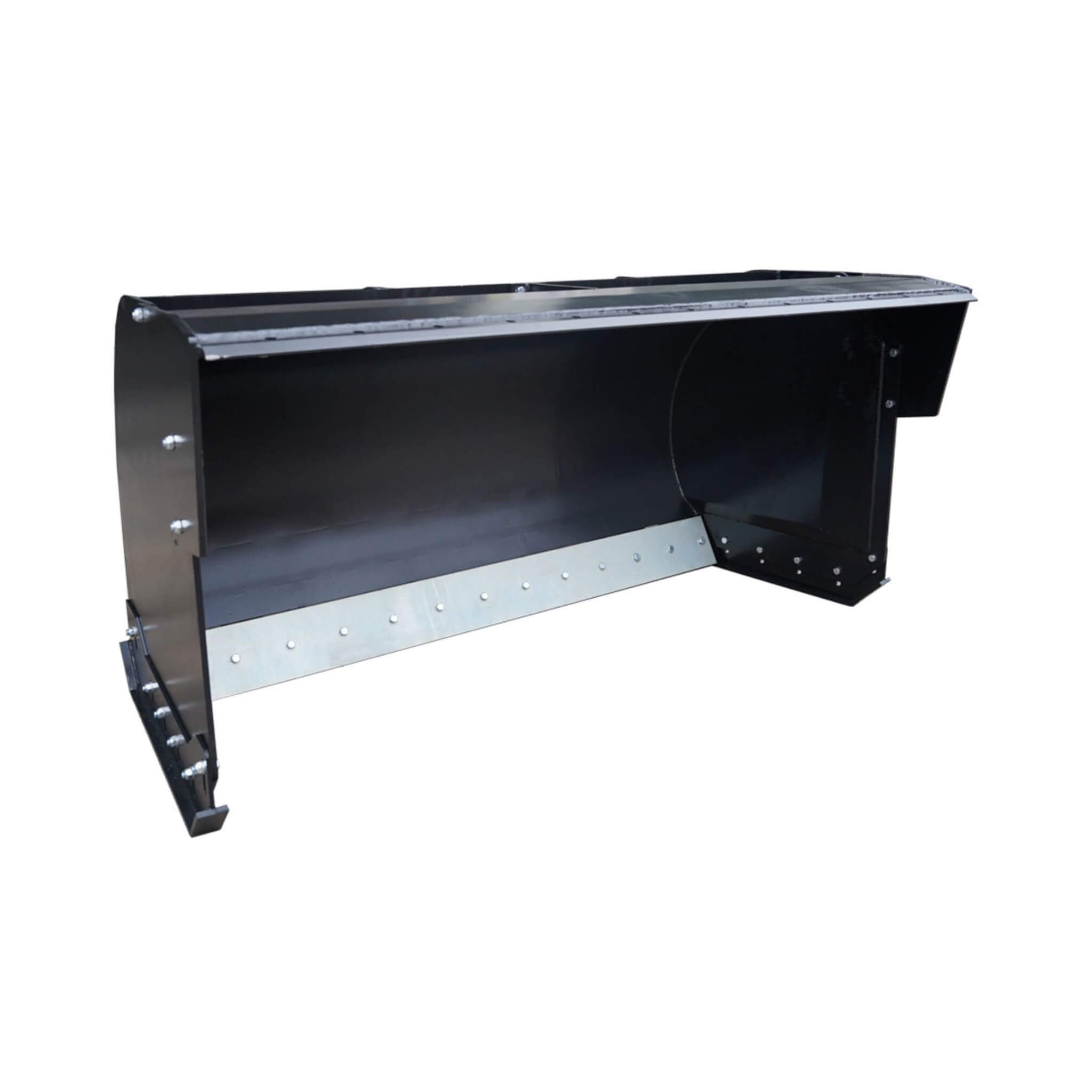 74-Inch Heavy-Duty Skid Steer Trip Edge Snow Pusher Attachment (SAK34098)