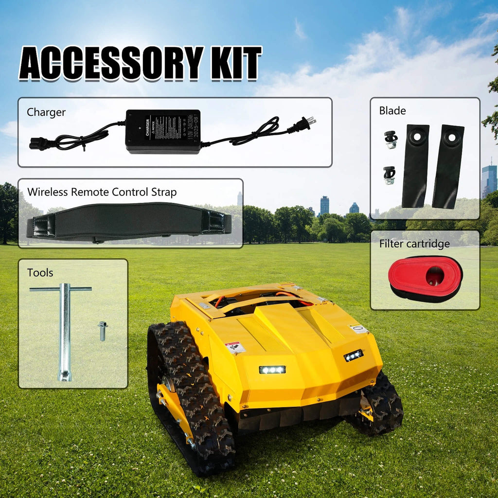 OVK 9HP 21-Inch Industrial Remote-Controlled Lawn Mower (SAK71845)