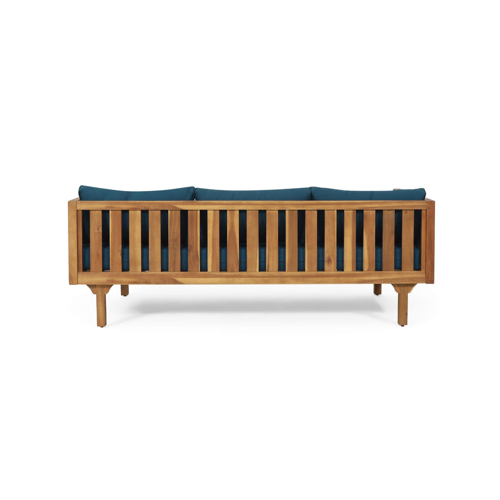 Alora 3-Seater Acacia Wood Daybed Sofa With Water-Resistant Cushions (SAK65773)