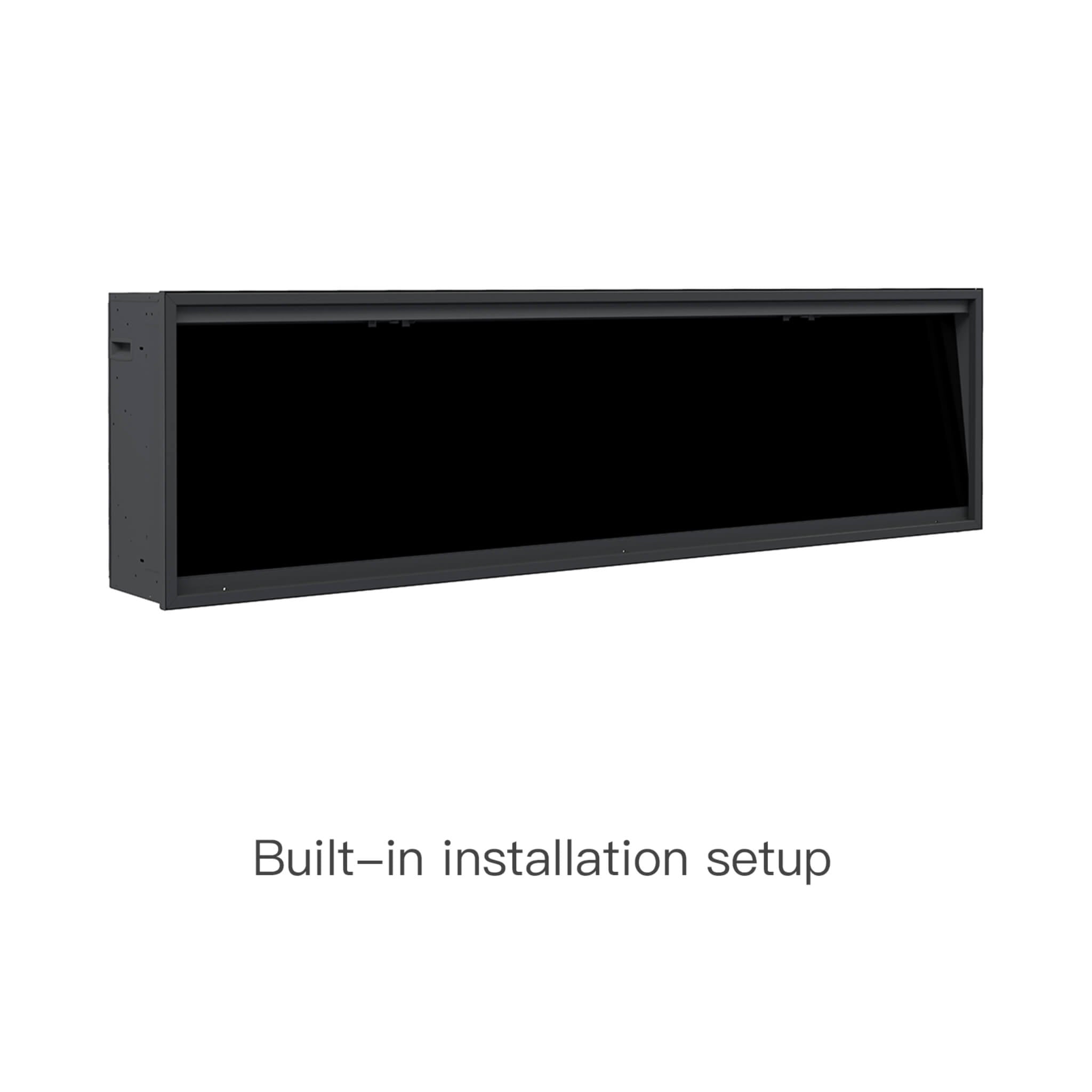Dynasty Allegro 82-Inch Flush Mount Smart Linear Electric Fireplace [DY-BFM82] (SAK29014)