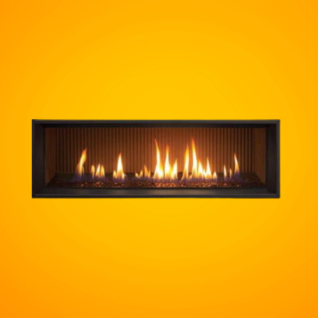 Enviro Linear Nova Direct Vent Natural Gas Fireplace With Burner Tray, Vermiculite, Steel Liner & LP Conversion Kit [C44-2] (SAK45387)