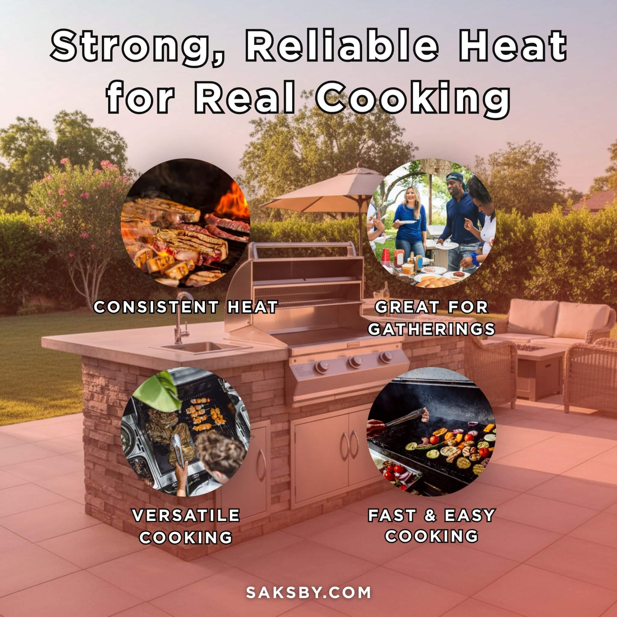 Fire Magic Choice Multi-User Built-In Grill With Analog Thermometer, 36" [CM650I-RT1N/P] (SAK15978)