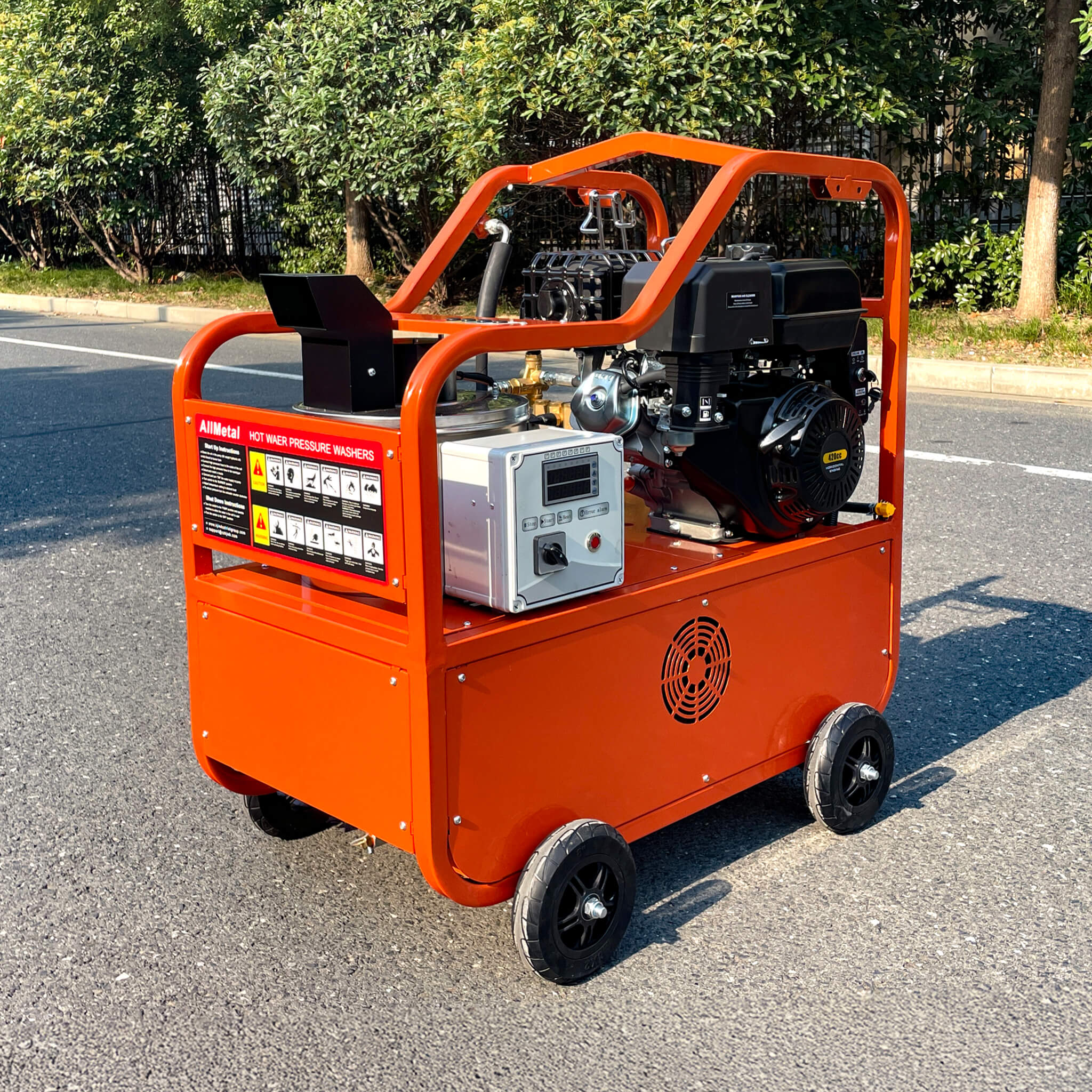 Heavy-Duty 4GPM 4000PSI Commercial Portable Hot Water Pressure Power Washer (SAK26013)