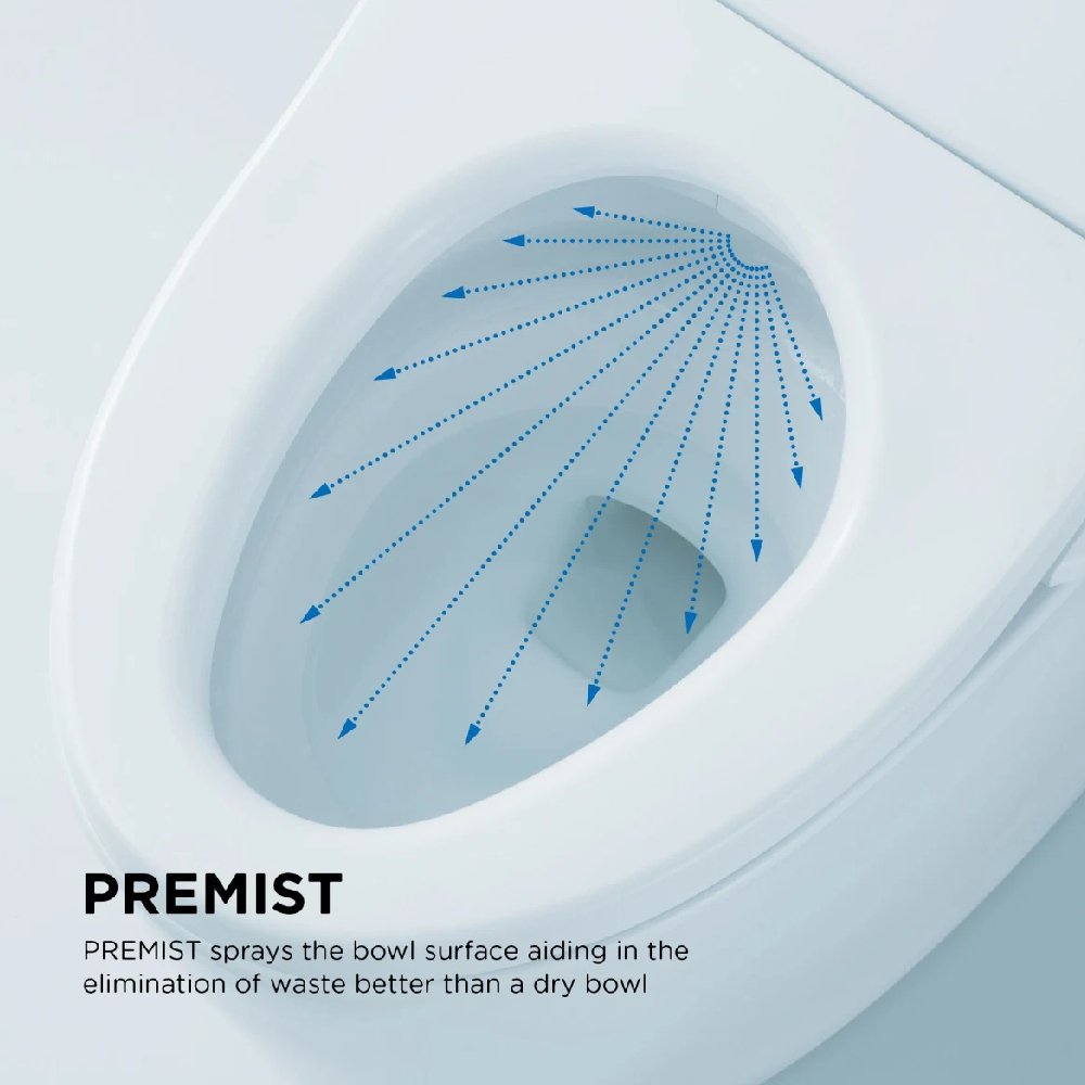 [MW4543084CUFG#01] TOTO Drake II 1 GPF Elongated Toilet With Washlet C5 And Left Hand Lever (SAK47285)
