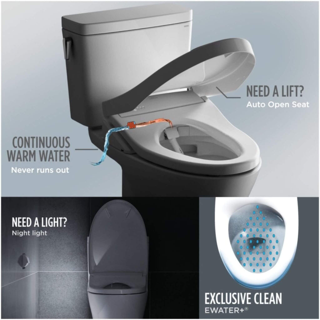 [MW4544736CUFG#01] TOTO Drake II Washlet S7A With 1.0 GPF Elongated Bidet Toilet (SAK27924)