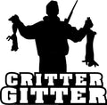 Critter Gitter Decal – Squirrel and Rabbit Hunting Sticker - 15009